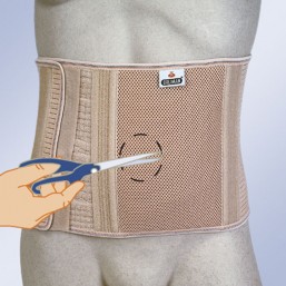 Faja abdominal para ostomizados sin orificio