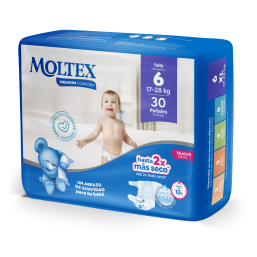 Pañal de bebé MOLTEX Premium Comfort T6 XL