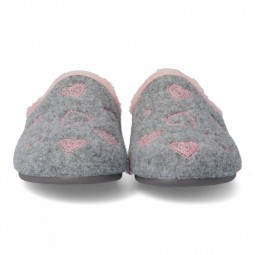 Zapatillas de casa con corazones Garzón