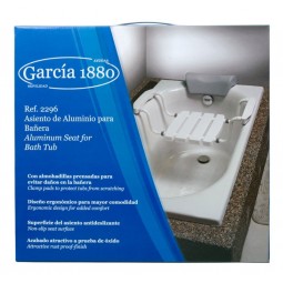 Asiento de aluminio para bañera 2296