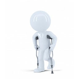 Muletas axilares (par)