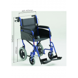 Silla de ruedas Invacare Alu Lite medidas