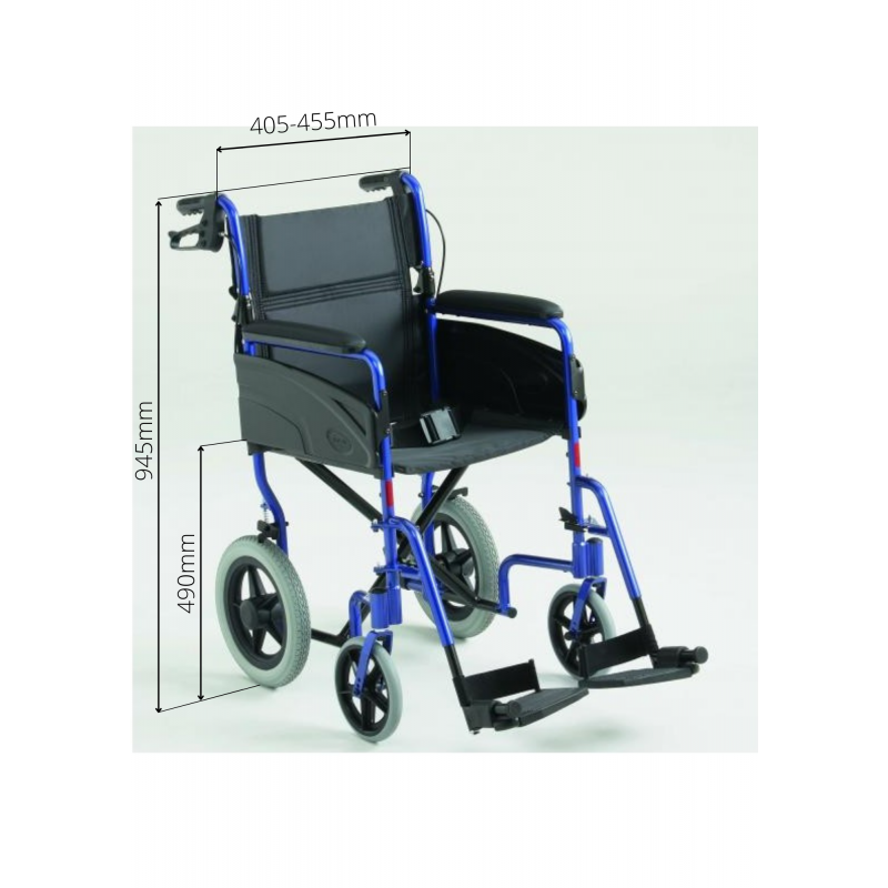 Silla de ruedas Invacare Alu Lite medidas