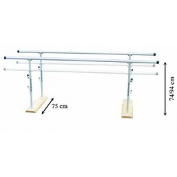 Barras paralelas plegables