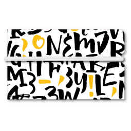 Funda mascarillas letras