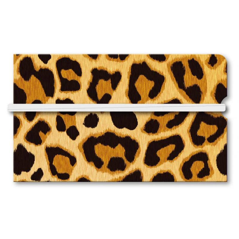 Funda mascarillas leopardo
