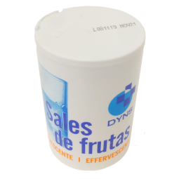 Sales de frutas gasificante y limón aereo