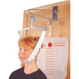 Aparato cervical portátil para utilizar como tracción cervical