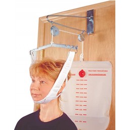 Aparato cervical portátil para utilizar como tracción cervical