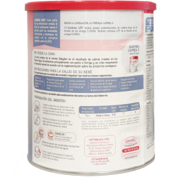 Leche infantil de cabra BIO CAPREA 2 Continuación BabyBio 800g reverso 2