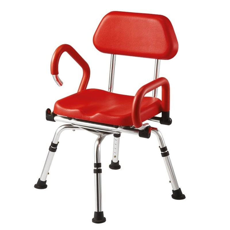 Silla de ducha giratoria acolchada