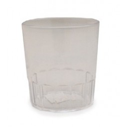 Vaso de policarbonato de 30cl transparente recto