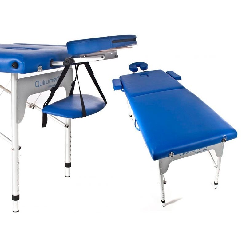 Camilla plegable de aluminio 186x66 cm.